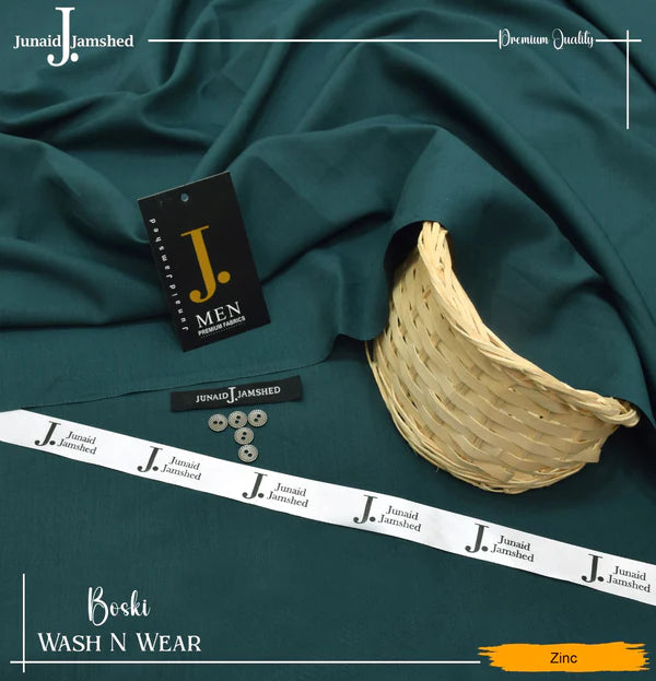 J. Junaid Jamshed wash and Wear Booski - Zinc